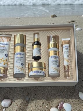 Sadoer Collagen Firming Radiance 6 Piece Set, Face Cream & Moisturizing Set